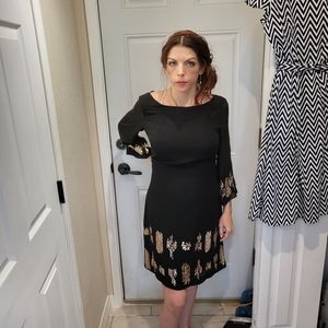 Dana Buchman modest black dress